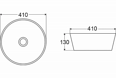 Накладная раковина BelBagno BB1315