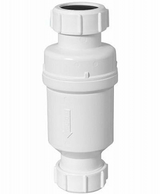 MRNRV32C Самозакрывающийся сливной клапан (сухой сифон), Ду=32ммхДу=32мм (компрессионное соединен