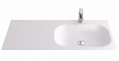 Раковина Aquaton Бланш 1050 правая белая 1A742031B101R (над стиральной машиной)