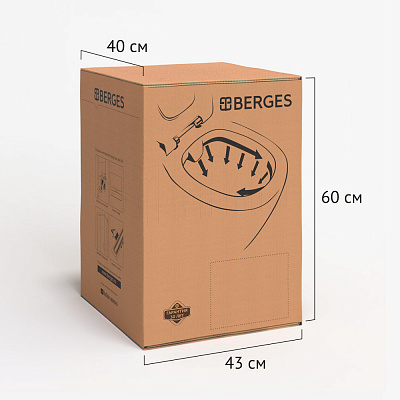 Унитаз подвесной Berges Ego Xl 083216