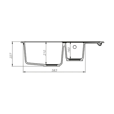 Гранитная мойка Iddis Vane G V17G785i87