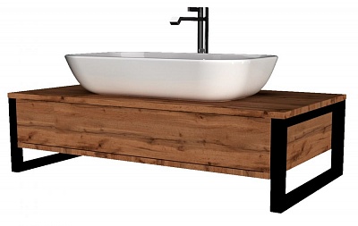 Тумба без раковины 1Marka GRUNGE LOFT 80П 1в.я Дуб Вотан