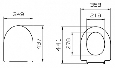 Сиденье для унитаза Vitra Form 500 97-003-009 микролифт