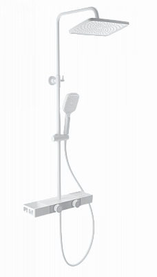 Душевая система Wonzon & Woghand Shelf, Белый матовый WW-B3552-MW