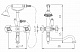 Смеситель для ванны CEZARES FIRST-VDF FIRST-VDF-02-M