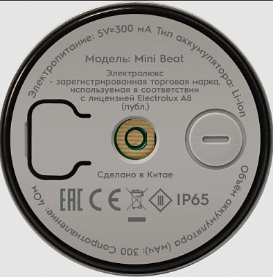 Колонка беспроводная  Electrolux Mini Beat