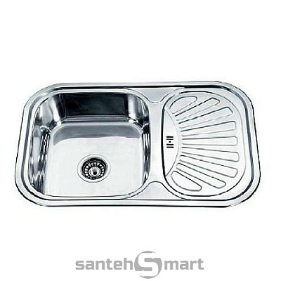 Мойка Ledeme L67549-L 750*490*180 декор левая