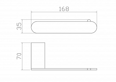 Держатель для туалетной бумаги без крышки Wonzon & Woghand carbon, черный ww-7716