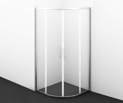 Душевой угол 90х90 WasserKraft Main 41S01 четверть круга