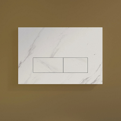 Клавиша смыва универсальная IDDIS On-X ONX01W0i77, белый мрамор