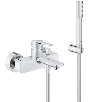 Смеситель для ванны с душевым гарнитуром Grohe Lineare New