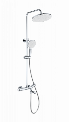 Душевая система с термостатом Wonzon & Woghand T-1000, Хром WW-B3057-A-CR
