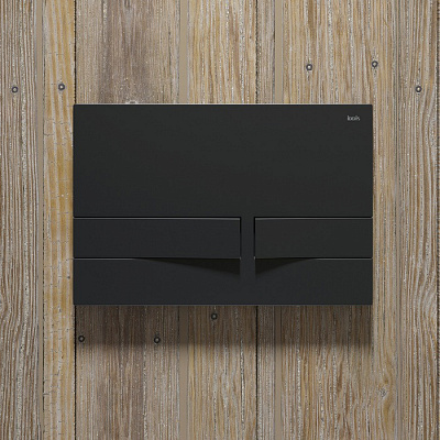 Клавиша смыва универсальная IDDIS Unifix UNI06MBi77, чёрный