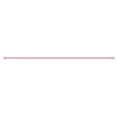 Карниз для ванной комнаты, 110-200 см, розовый Milardo Easy 013A200M14