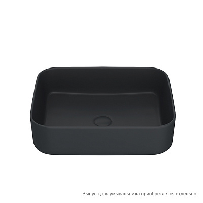 Накладная раковина 50 см Iddis Bridge BRIBM05i27, черный матовый