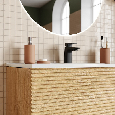 Тумба с умывальником подвесная Iddis Bild 80 см BIL80V0i95K