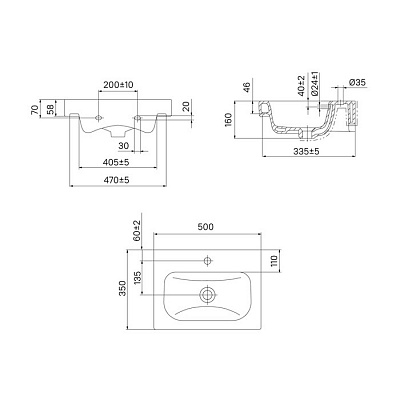 Тумба с умывальником подвесная Iddis Zodiac ZOD5AB0i95K