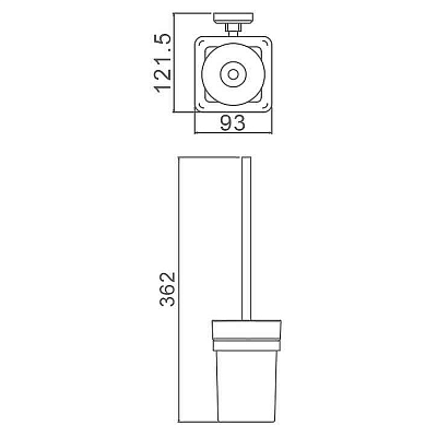 Ершик для унитаза Gappo G38 G3810