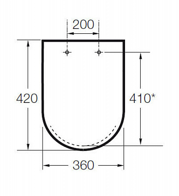 Сиденье Roca Hall 801620004