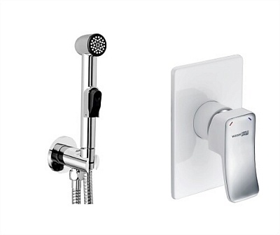 Встраиваемый комплект для биде WasserKraft A010657WHITE
