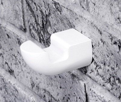 Крючок одинарный WasserKRAFT Kammel K-8323WHITE белый