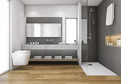 Поддон из литьевого мрамора Good Door Essentia ЧЕРНЫЙ 1200x800