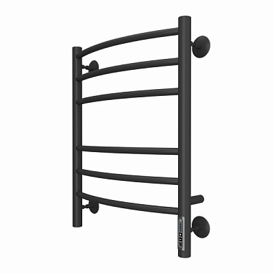 Полотенцесушитель электрический КС КЛАССИК П6 450*600 (9005) черный матовый Terminus 4670078527578