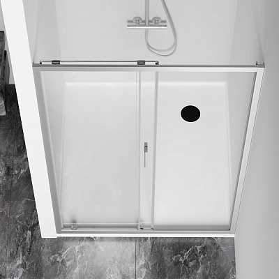 Душевое ограждение CUBE WTW-130-C-CH 130х190 GoodDoor КУ00013