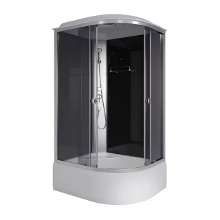 Душевая кабина 120х90х215 Niagara Eco E120/90/40L/TN высокий поддон 40см стекло тонированное