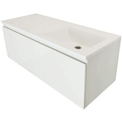 Комплект мебели Эстет Dallas Luxe 1150х482 правосторонний подвесной 1 ящик ФР-00002303