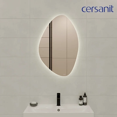 Зеркало с подсветкой 60x85 Cersanit ECLIPSE smart 64153 органик