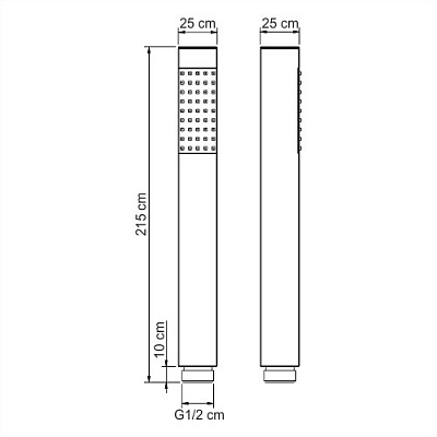 Лейка 1-функциональная WasserKraft A106