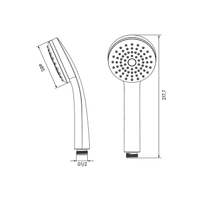 Душевая лейка 426901 Hand Shower 0011F85I18