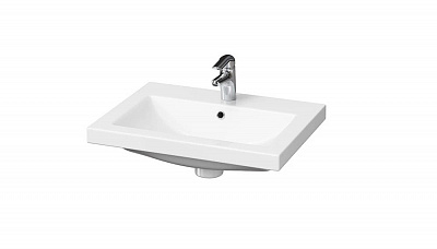 Раковина COMO 60 Cersanit белая Velvex S-UM-COM60/1-w