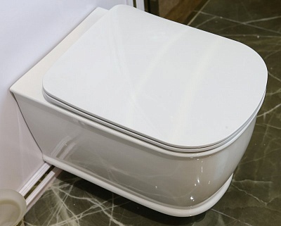 Сиденье быстросъемное дюропласт soft close металлическое крепление Belbagno PRADO BB10150SC