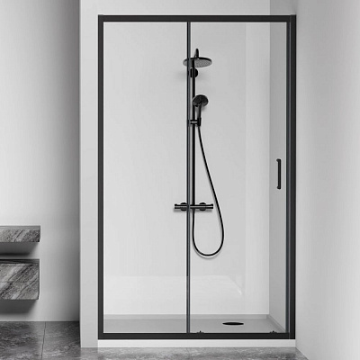 Душевое ограждение CUBE WTW-120-C-B 120х190 GoodDoor КУ00027