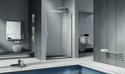 Душевое ограждение GoodDoor Cofe WTW-110-C-CH КФ00028