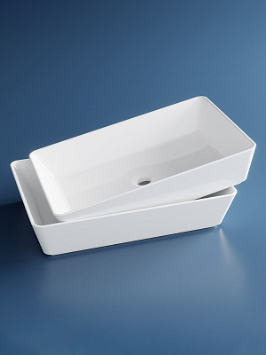 Умывальник накладной Norden белый Wanfald Оскольская керамика 42102050005