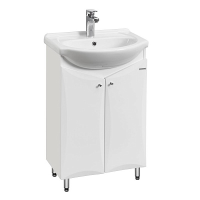 Тумба под раковину Aquaton Джимми 57 У белый 1A250501DJ010