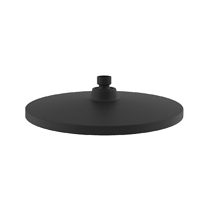 Душевая насадка верхняя круглая, черная матовая, Iddis Esper, ESP25BRi64