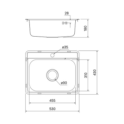 Мойка из нержавеющей стали Iddis Basic BAS53P0i77