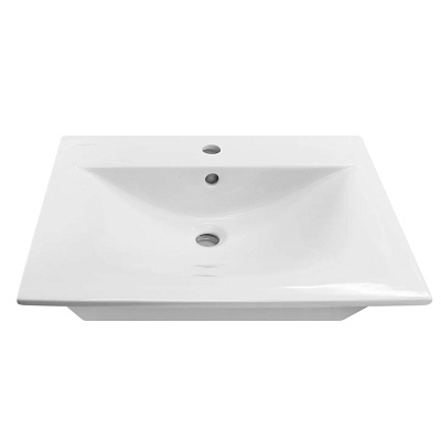 Раковина мебельная Sanita Luxe Brezze 60 WB.FN/Breeze/60-C/WHT.G/S1