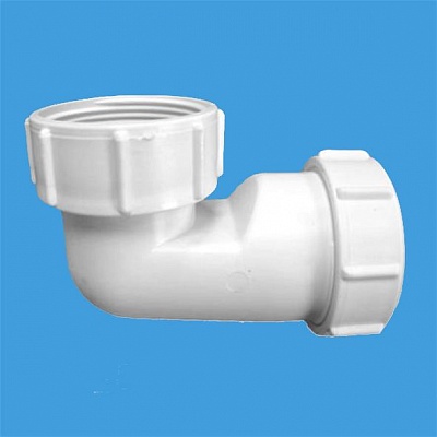 Отвод  (D=40) на 90гр. низкий 1 1/2 McAlpine 40FSD