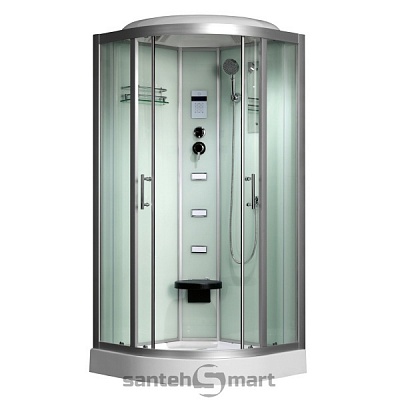 Душевая кабина Frank F606 угловая 100*100*220 низкий поддон