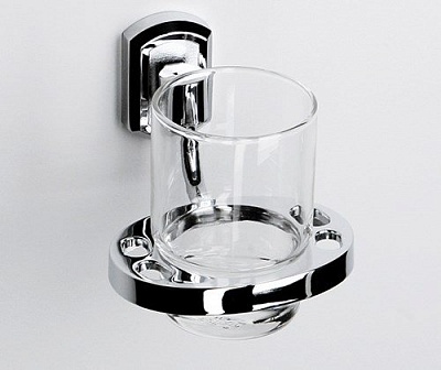 Подстаканник стеклянный WasserKRAFT Oder K-3028