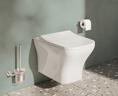 Унитаз подвесной безободковый Vitra Zentrum Square 7484B003-0075