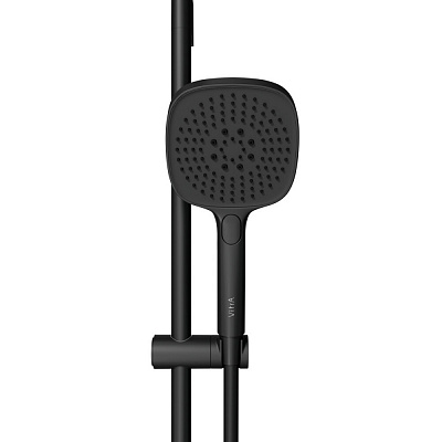 Душевая стойка VitrA Core Square A4591736EXP с ручным душем без смесителя матовая черная