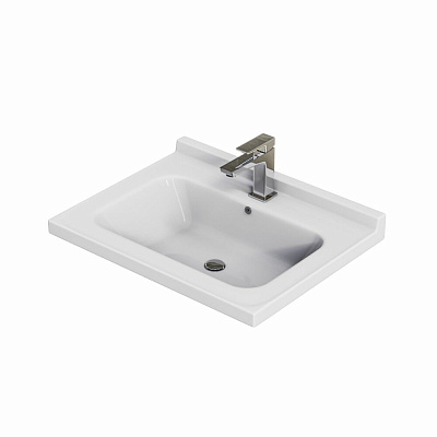 Раковина мебельная MIRSANT Simple 60 керамика