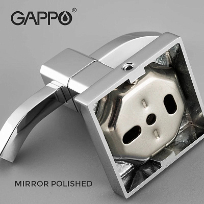 Крючок двойной Gappo G38 G3805-2 хром