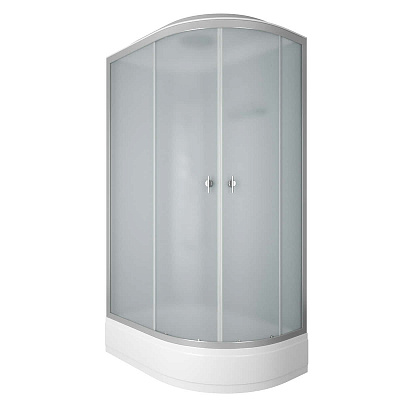 Душевая кабина 120х80х215 Niagara Eco E120/80/26L/MT левая, матовая высокий поддон